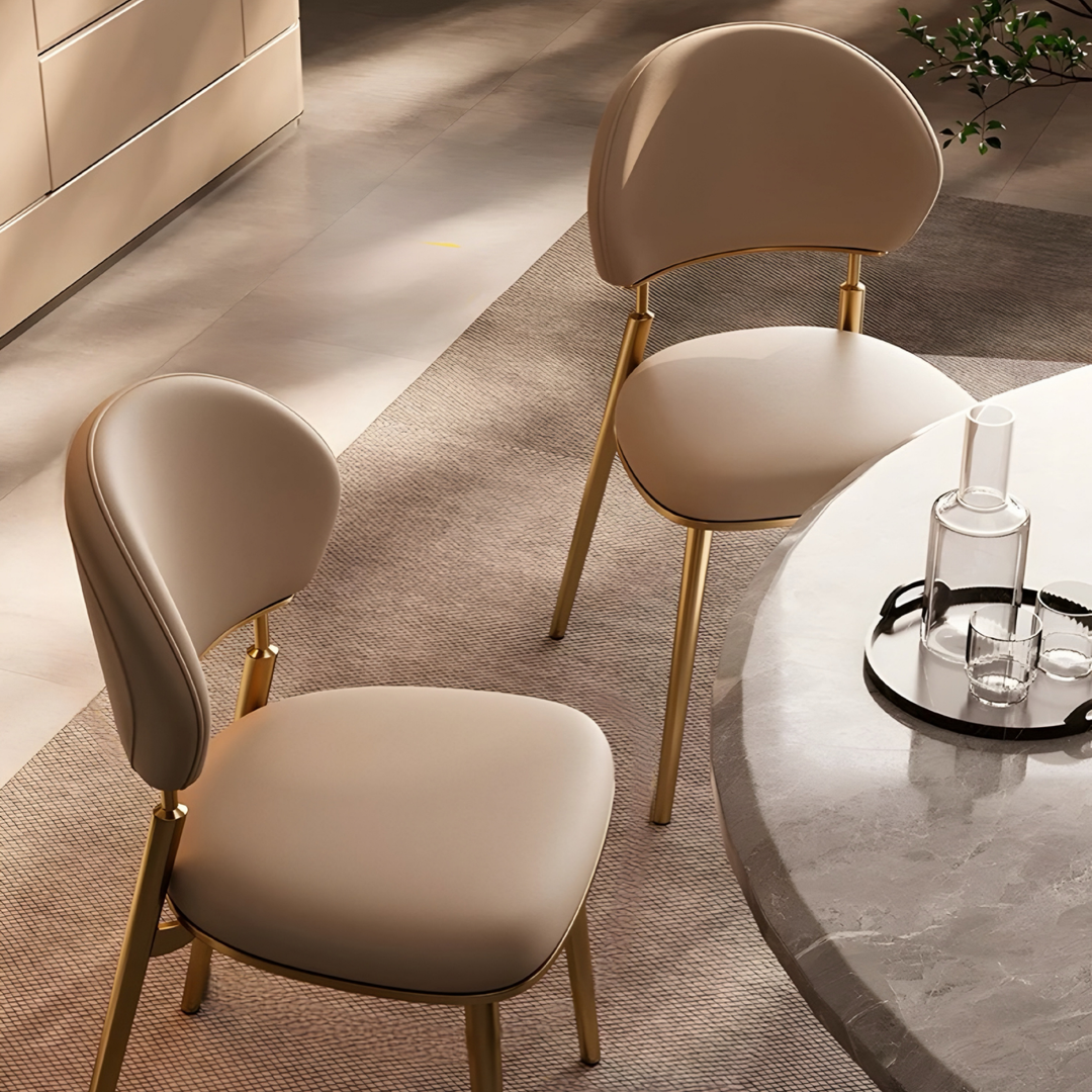 AVA Modern Leather Dining Chair