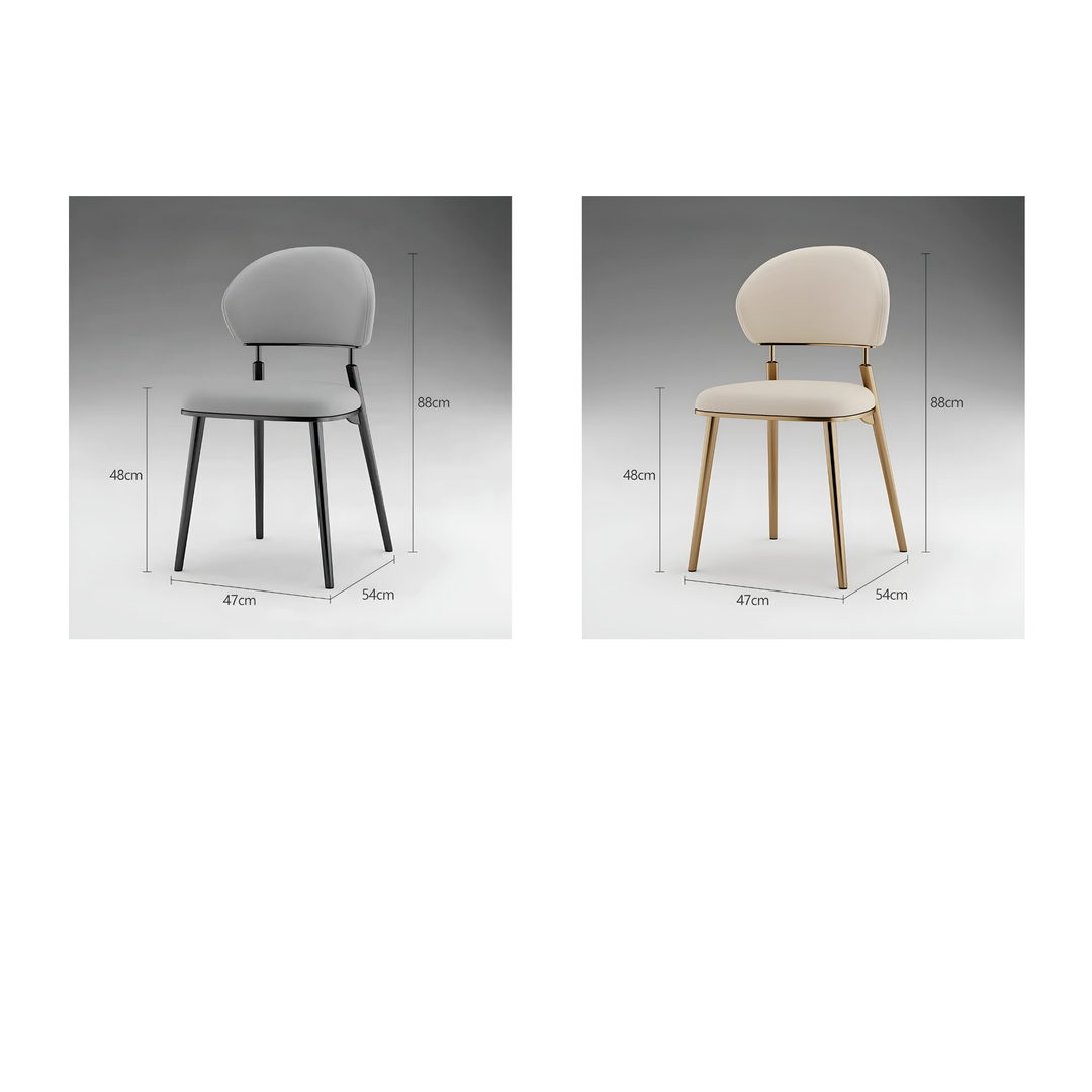 AVA Modern Leather Dining Chair