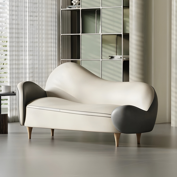 AIRRO Modern Leather Sofa