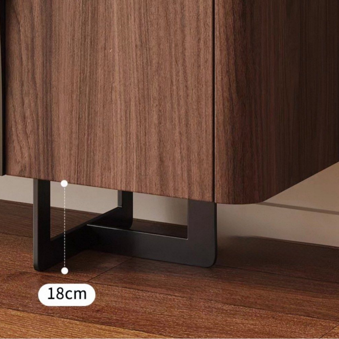 LYNS Modern Solid Wood Sideboard