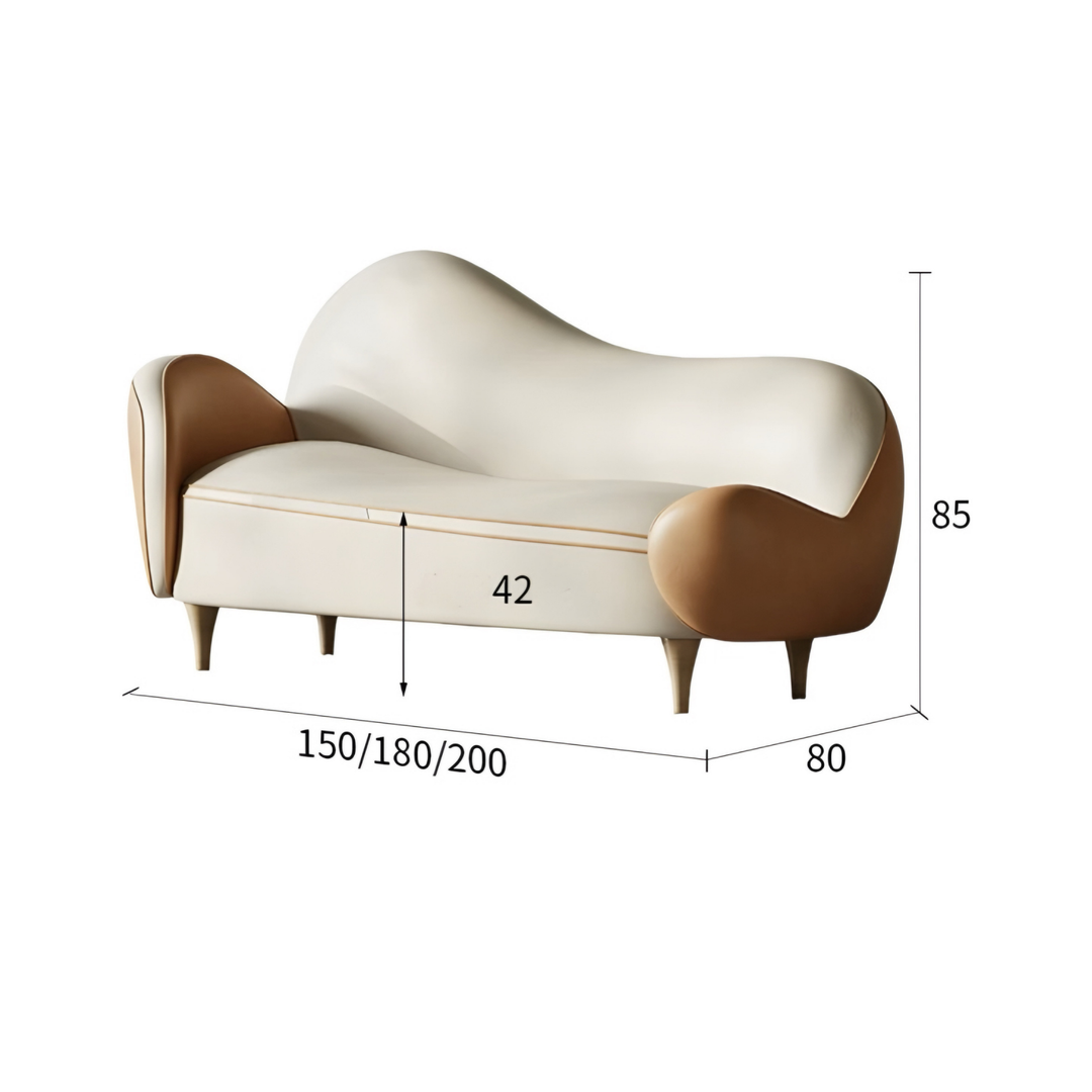 AIRRO Modern Leather Sofa
