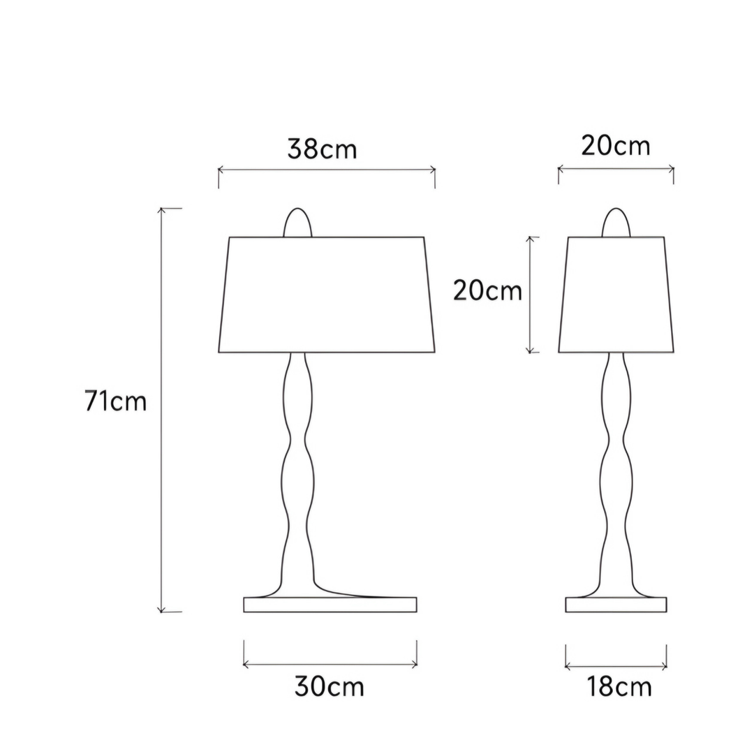 DARA Wabi Sabi Solid Wood Lamp