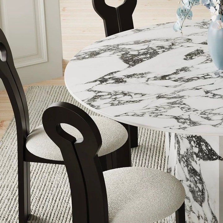 VILDA Modern Marble Dining Table