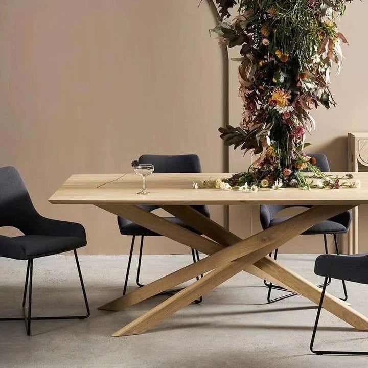 MATTHEWS Ash Wood Dining Table