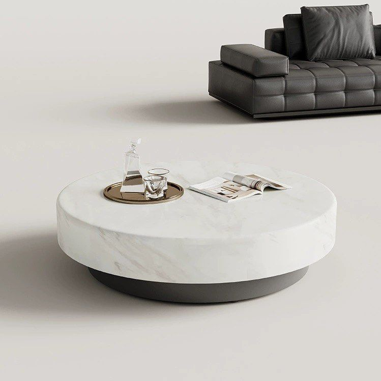 ALI Modern Marble Round Coffee Table