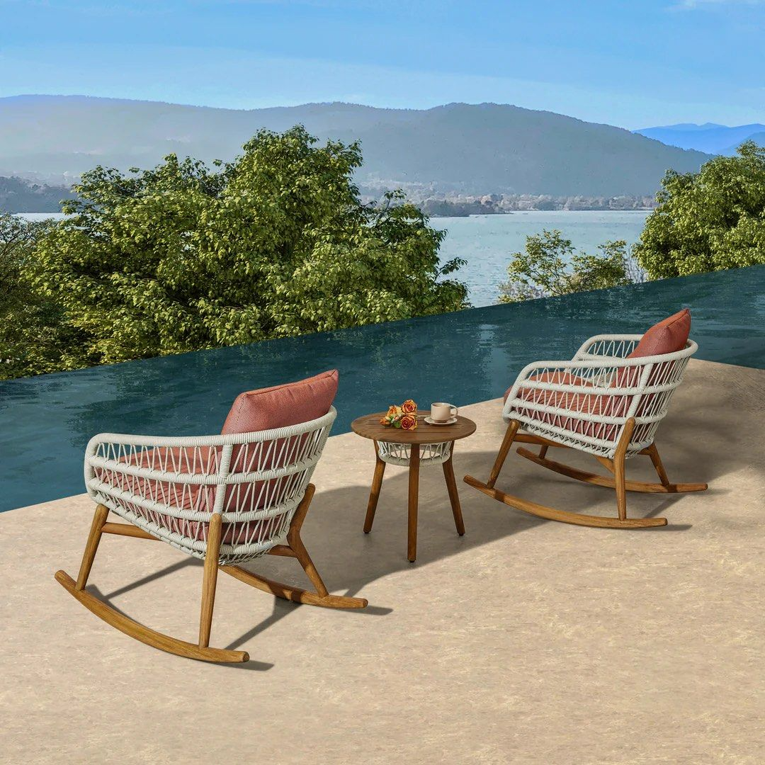 OANOE Modern Outdoor Rocking Chair