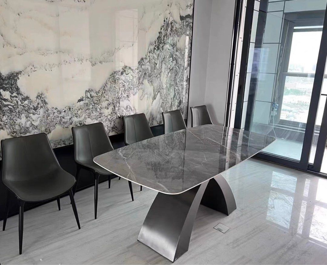 FENTON Modern Sintered Stone Dining Table