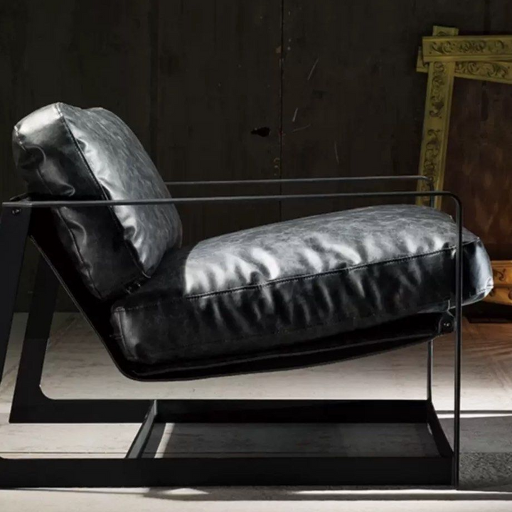 TALIA Modern Leather Lounge Chair