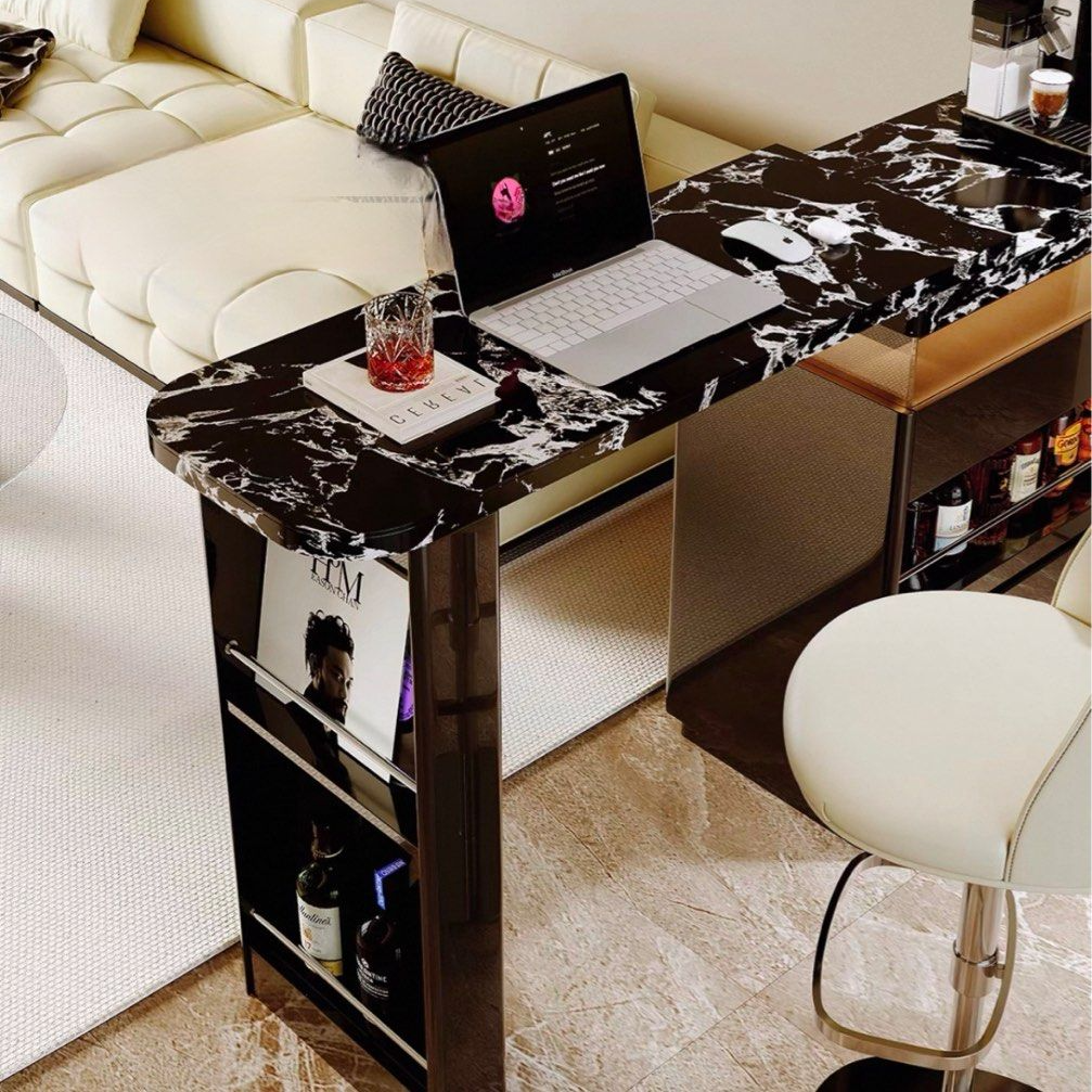 JANGGA Modern Sintered Stone Bar Table