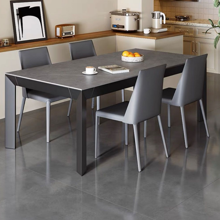 YATES Modern Slate Dining Table & Chairs