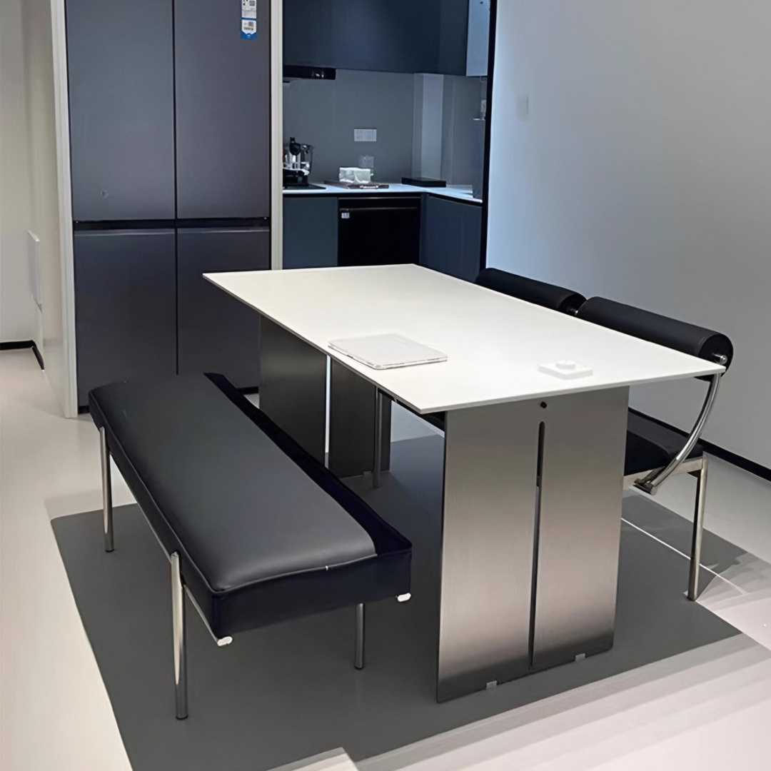 VERO Modern Stainless Steel Dining Table