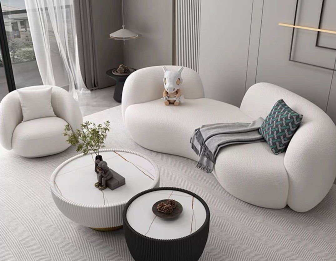 RAZEL Modern Boucle Sofa
