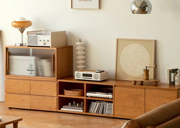 SABLEVIEW Stackable Solid Wood Modular Storage