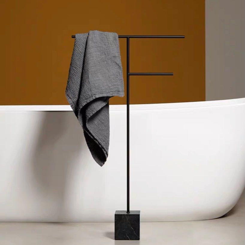 ISAQUEN Modern Marble Towel Rack