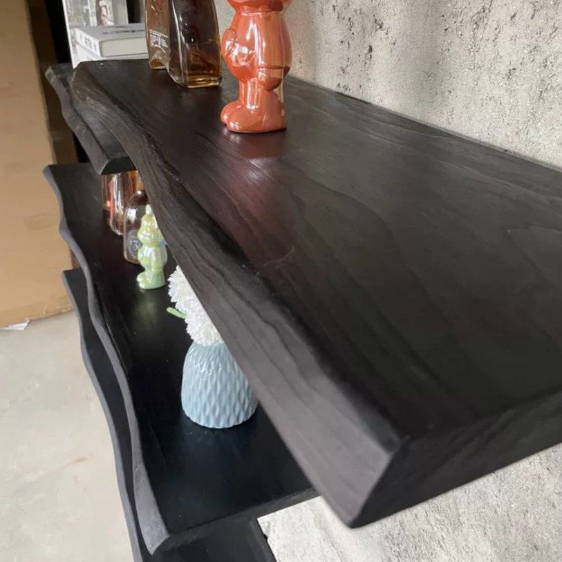 LYNDI Solid Wood Floating Shelf