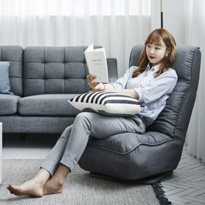 HUNTER Japandi Fabric Lounge Chair