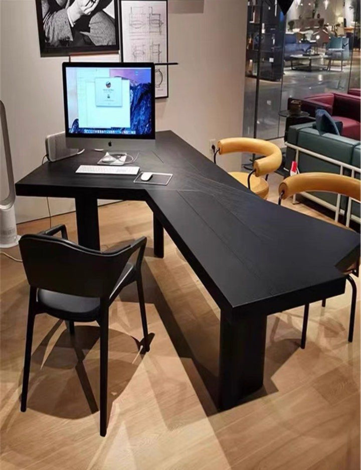 ALDEN Contemporary Solid Wood Study Desk