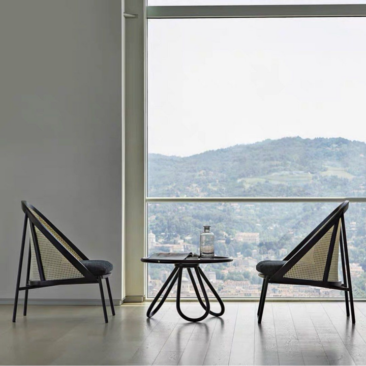 NATHAN Modern Rattan Lounge Chair