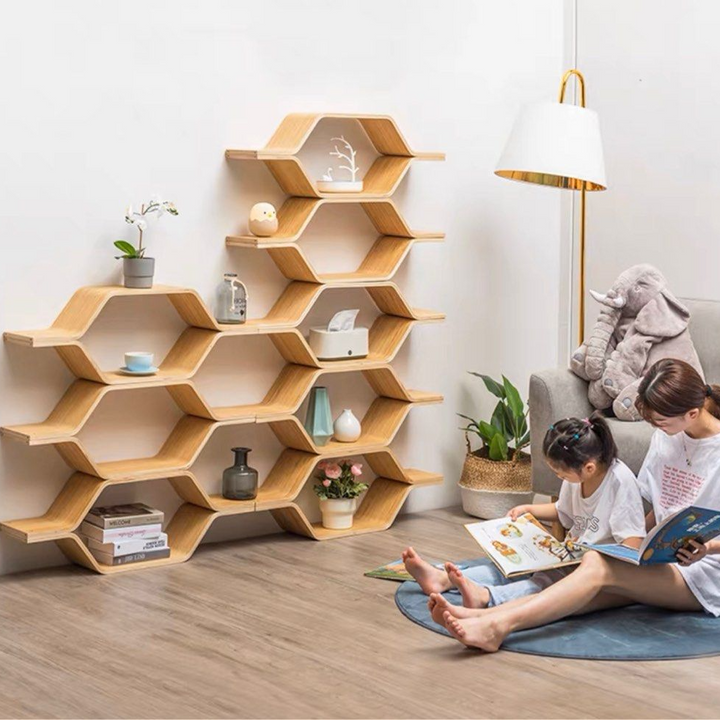 AMEY Modern Honeycomb Shelves