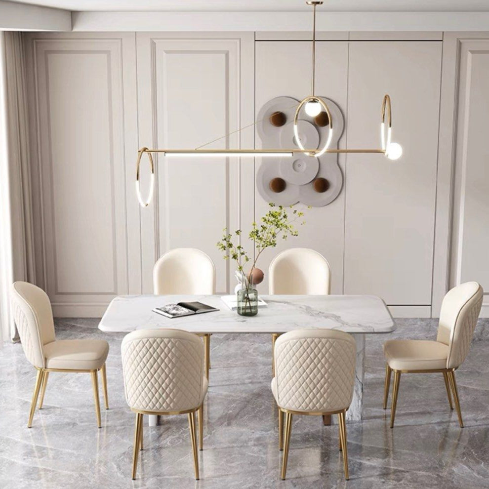 DIALE Modern Leather Dining Chair