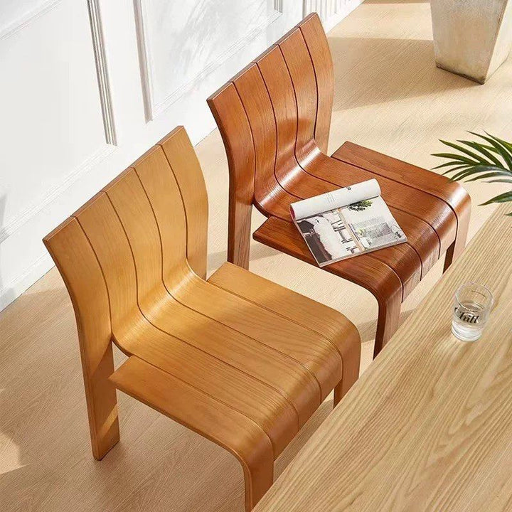 LANDON Japandi Solid Wood Dining Chair