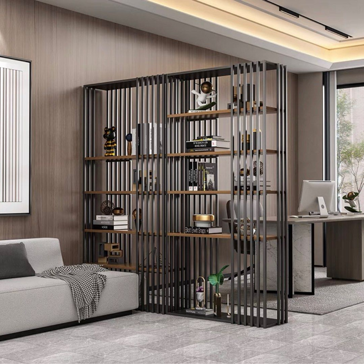 BENEDITA Modern Industrial Display Shelf
