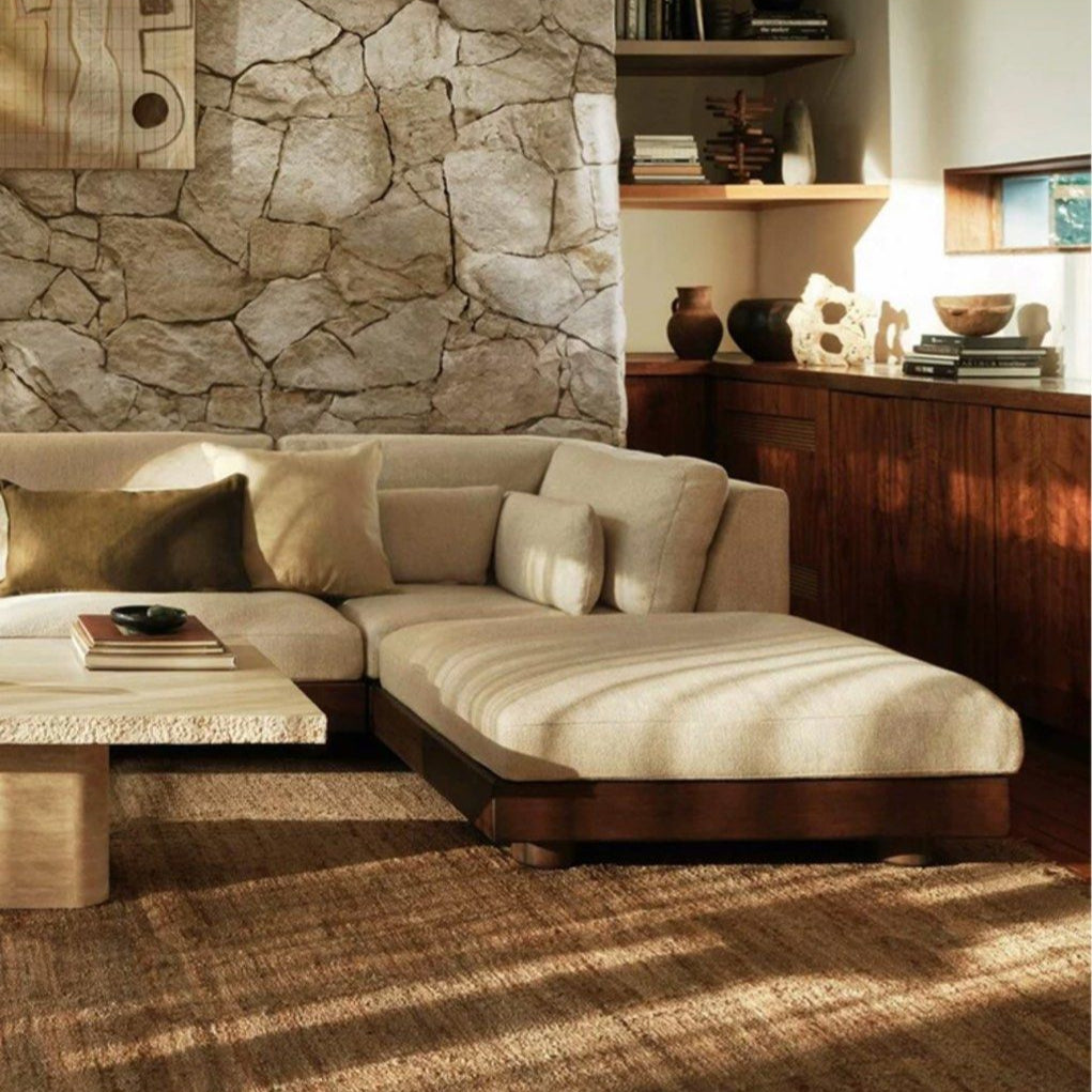 TRIUM Modern Textured Linen Sofa