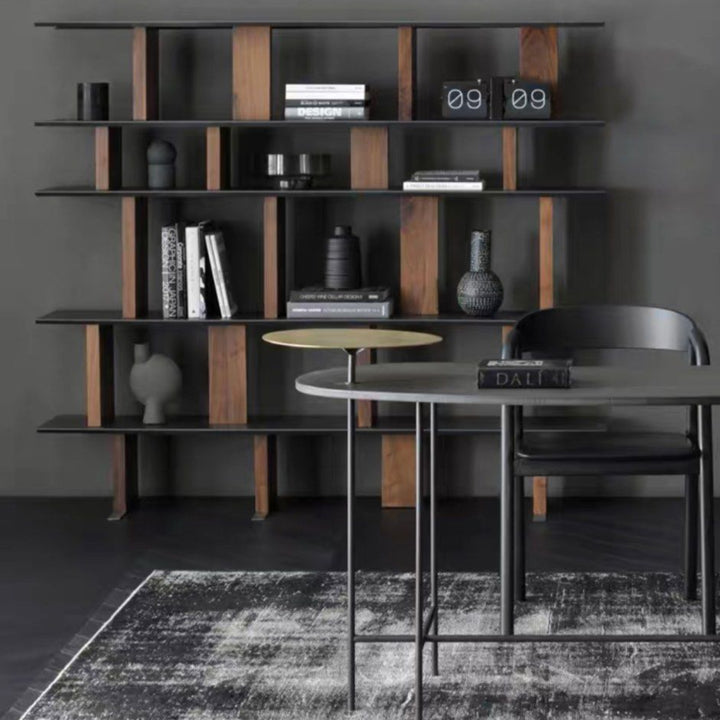 NEIVA Modern Walnut Display Shelf