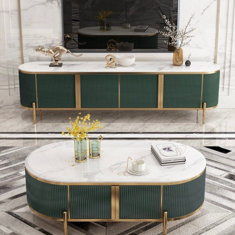 SEIDA Modern TV Console & Coffee Table