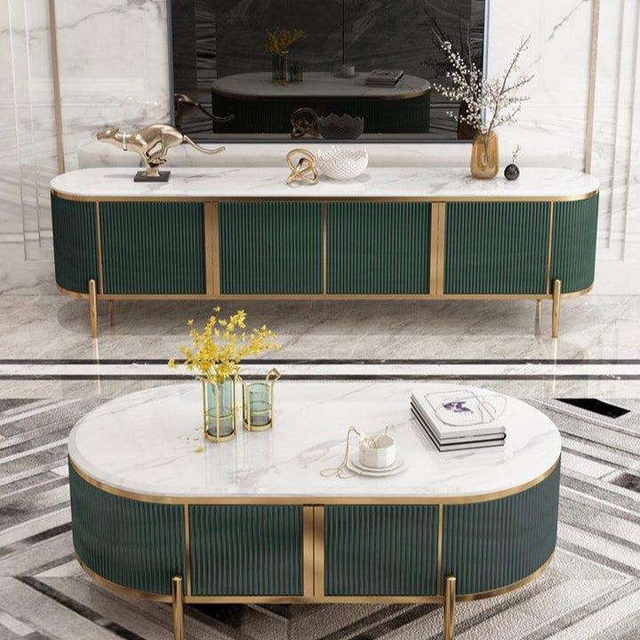 SEIDA Modern TV Console & Coffee Table