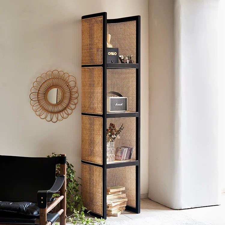 MARCELOS Japandi Rattan Display Stand
