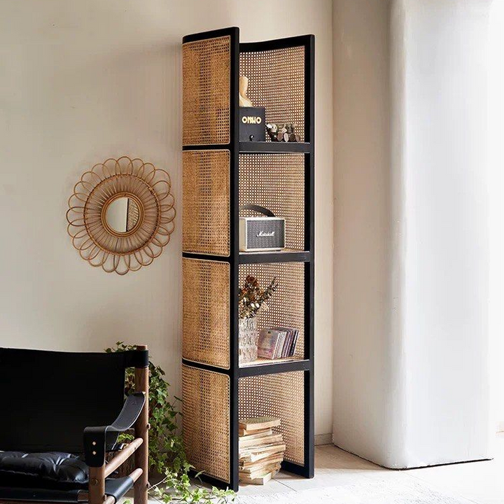 MARCELOS Japandi Rattan Display Stand