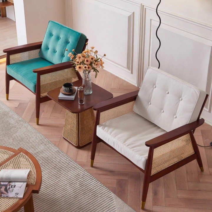 LINCOLN Solid Wood Lounge Chair