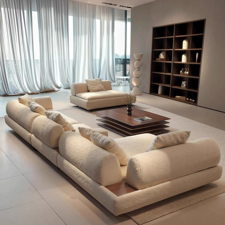 LYDIA Modern Fabric Sectional Sofa