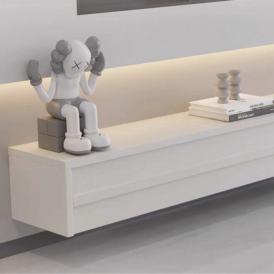 HYDRO Modern Solid Wood Floating TV Console