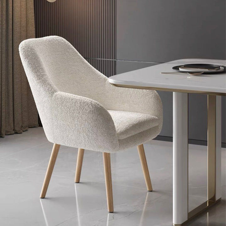 ROLIN Modern Boucle Dining Chair