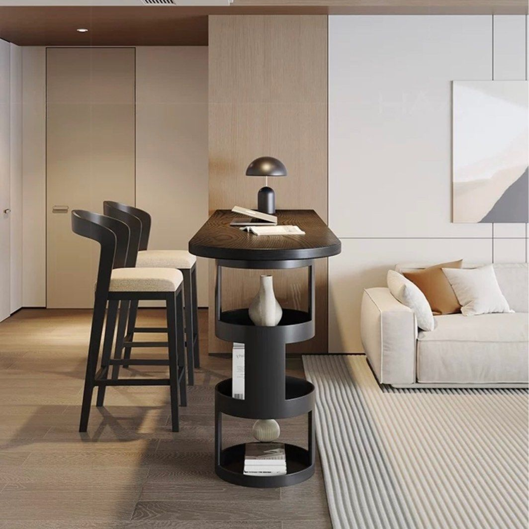 KAVIN Modern Solid Wood Bar Table & Stools