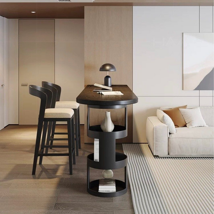 KAVIN Modern Solid Wood Bar Table & Stools