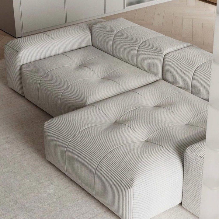 VEANO Modern Sectional Tufted Sofa