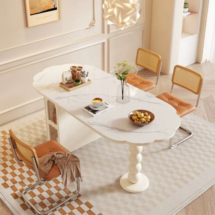 TOLBERT Modern Extendable Sintered Stone Dining Table