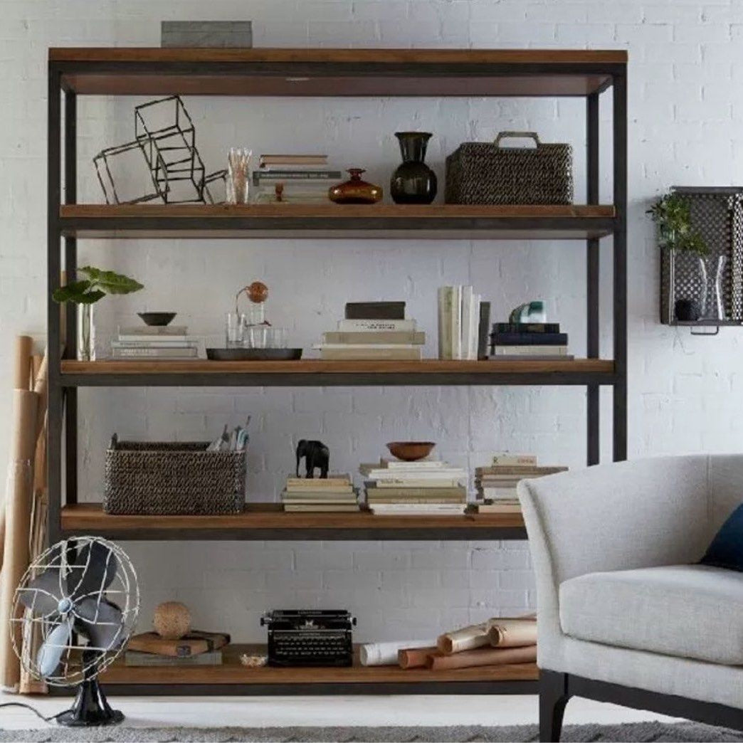 REDOAL Rustic Solid Wood Shelf