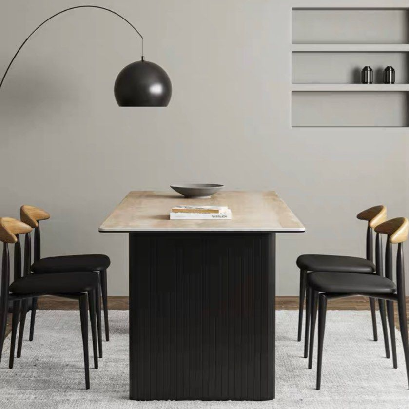 EVANS Modern Sintered Stone Dining Table & Chairs