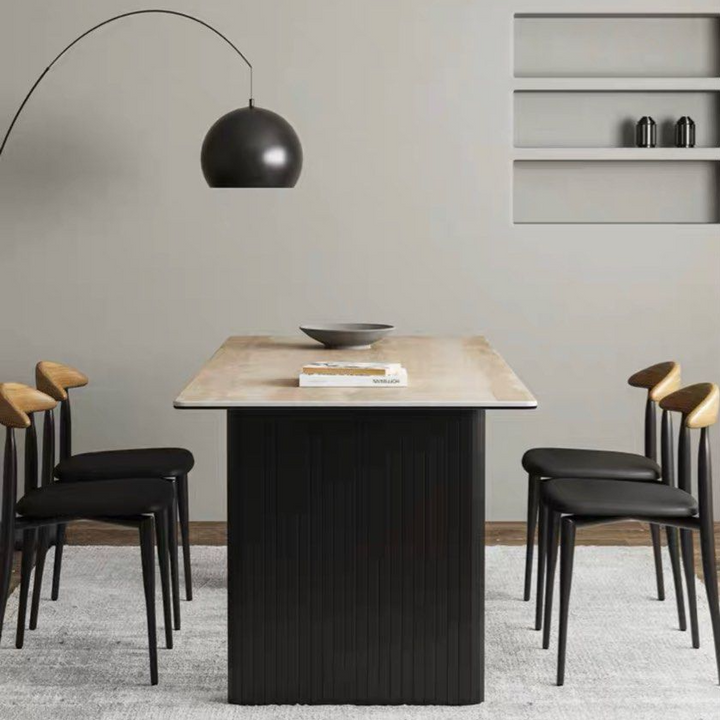 EVANS Modern Sintered Stone Dining Table & Chairs