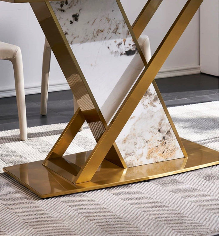 HUDSON Natural Marble Dining Table