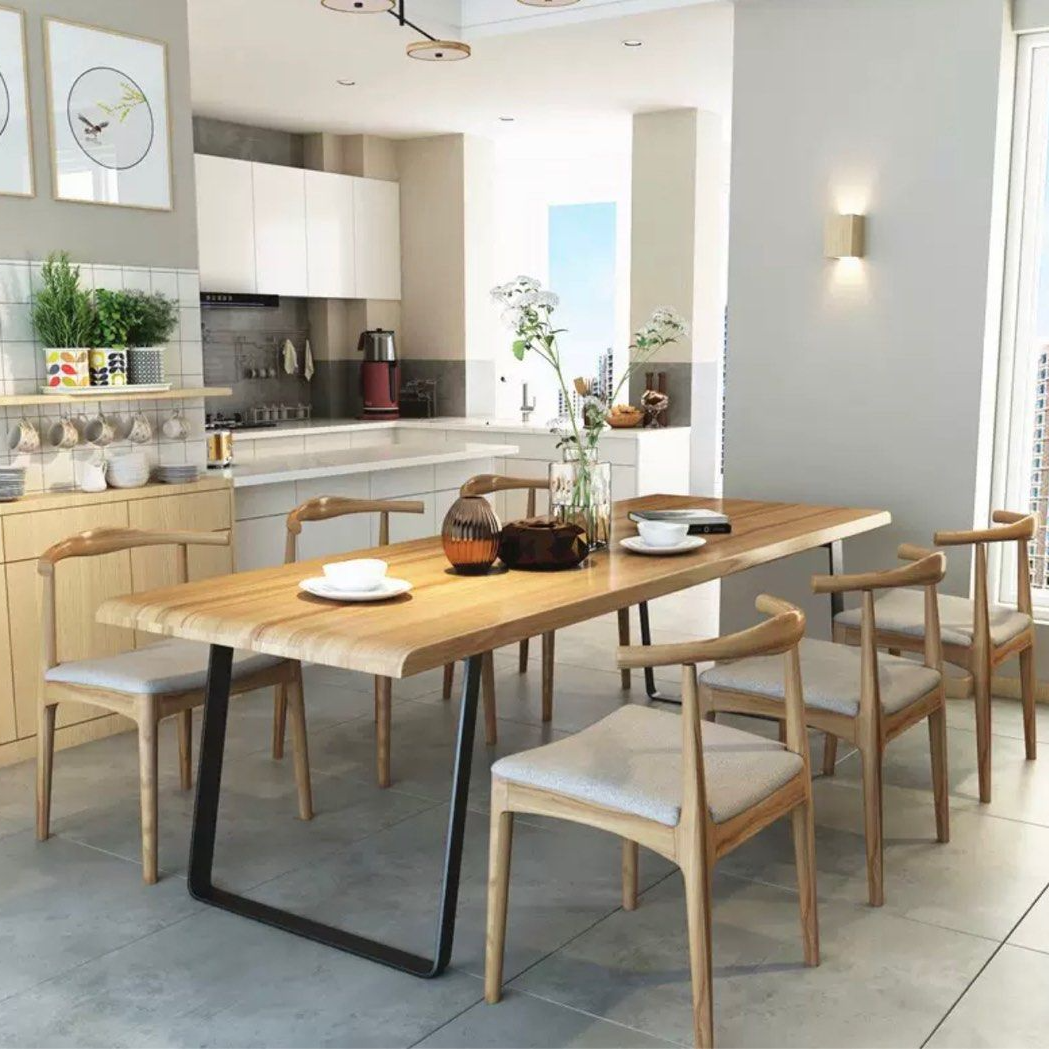 BRAD Modern Solid Wood Dining Table