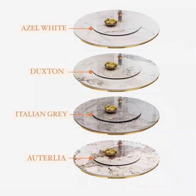 DURHAM Modern Round Marble Dining Table