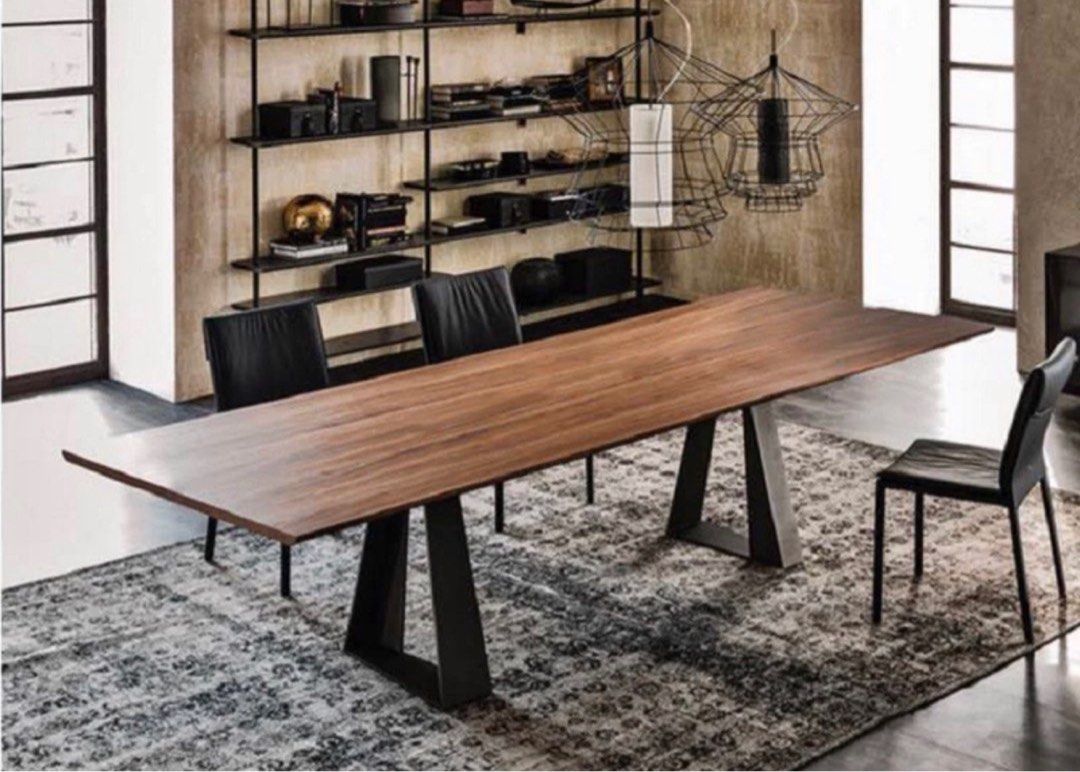 FONTANA Modern Solid Wood Dining/Office Table