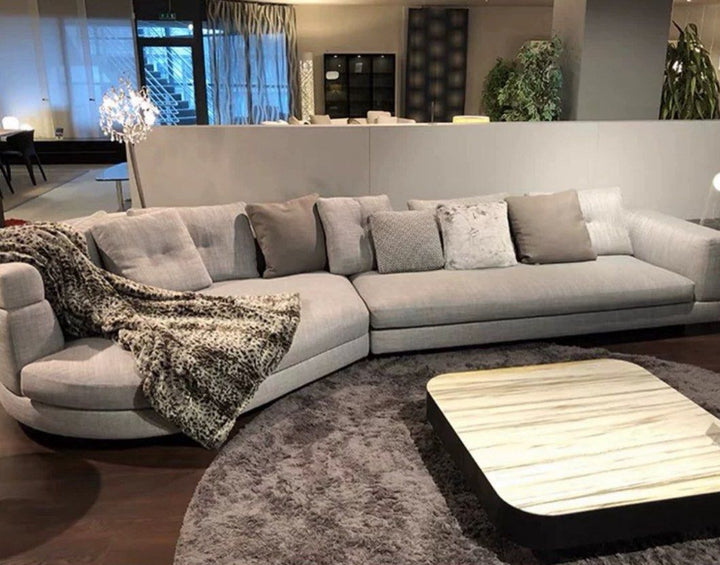 LOUI Modern Round Chaise Sofa