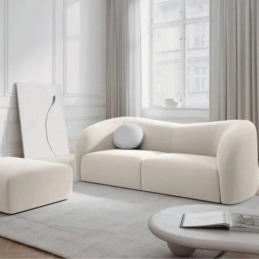 PEREZ Modern Scratch Resistant Curve Sofa