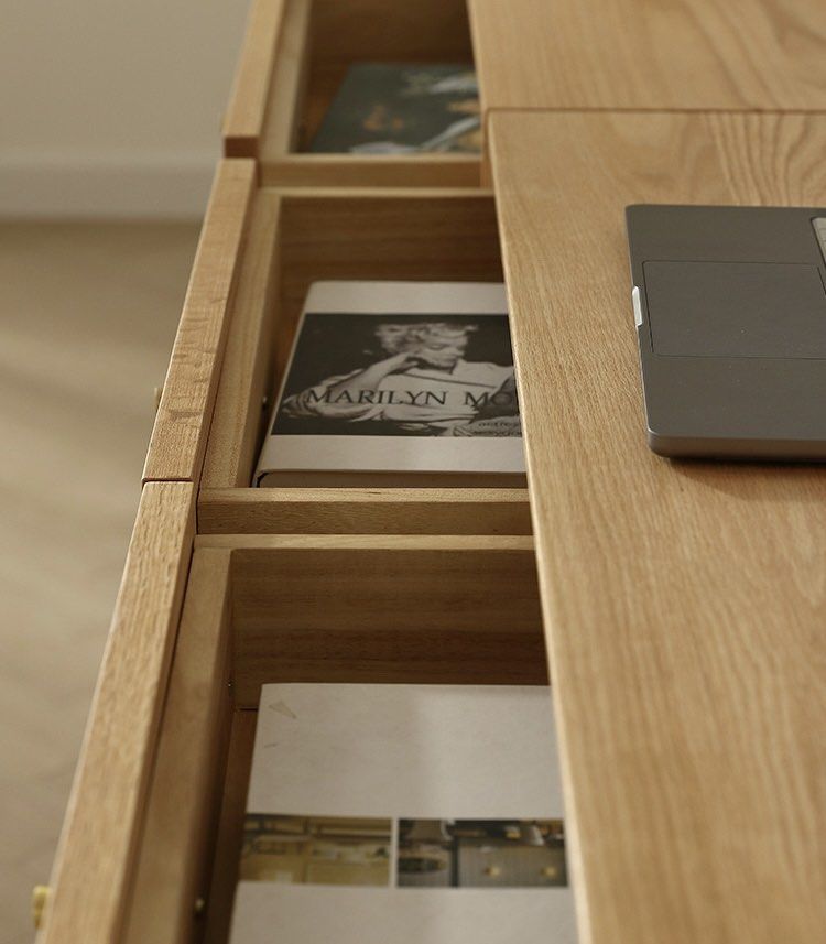 ELLIOTT Modern Solid Wood Floating Study Table